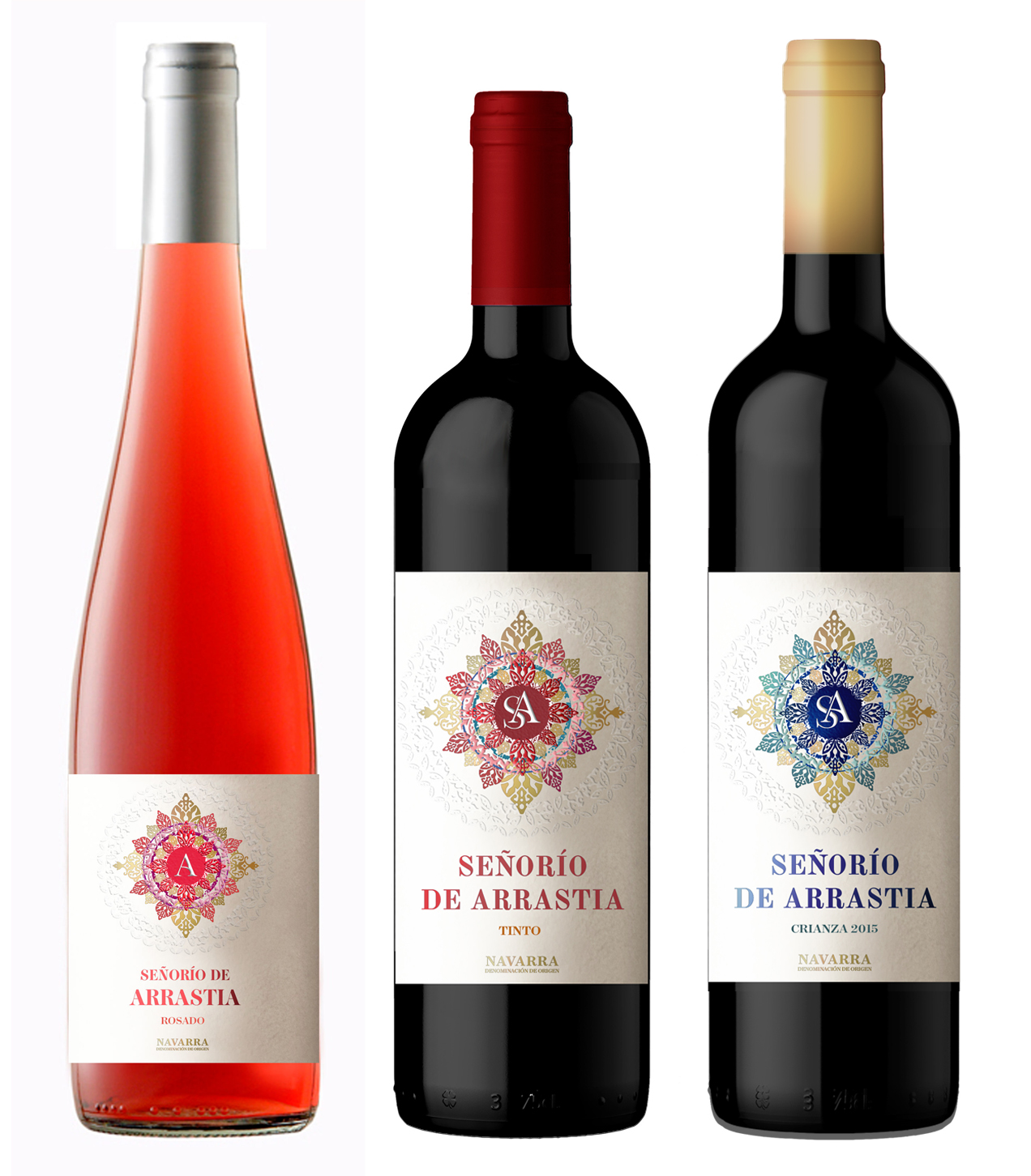 Etiquetas vino Señorio de Arrastia